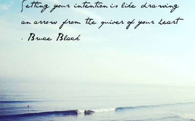 Intention changes everything