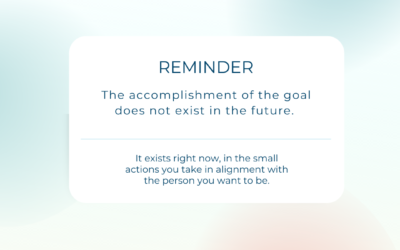 Be who you were meant to be, now