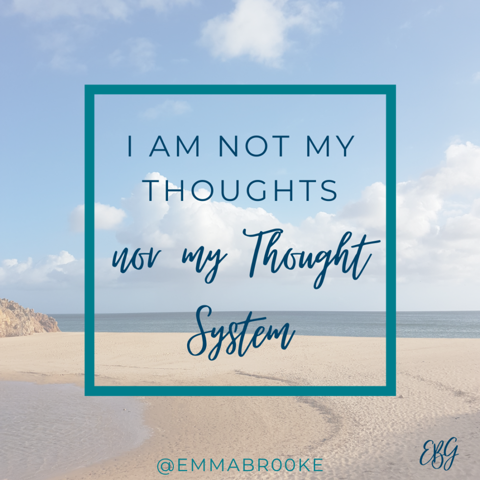 I am not my thoughts - Emma Brooke Gilding