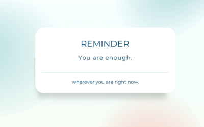 You are enough