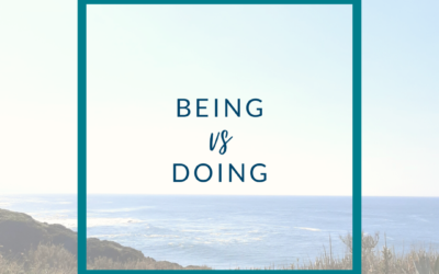 Being vs Doing