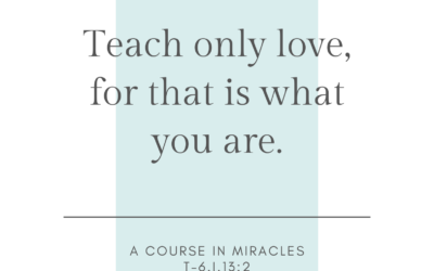 Teach only love